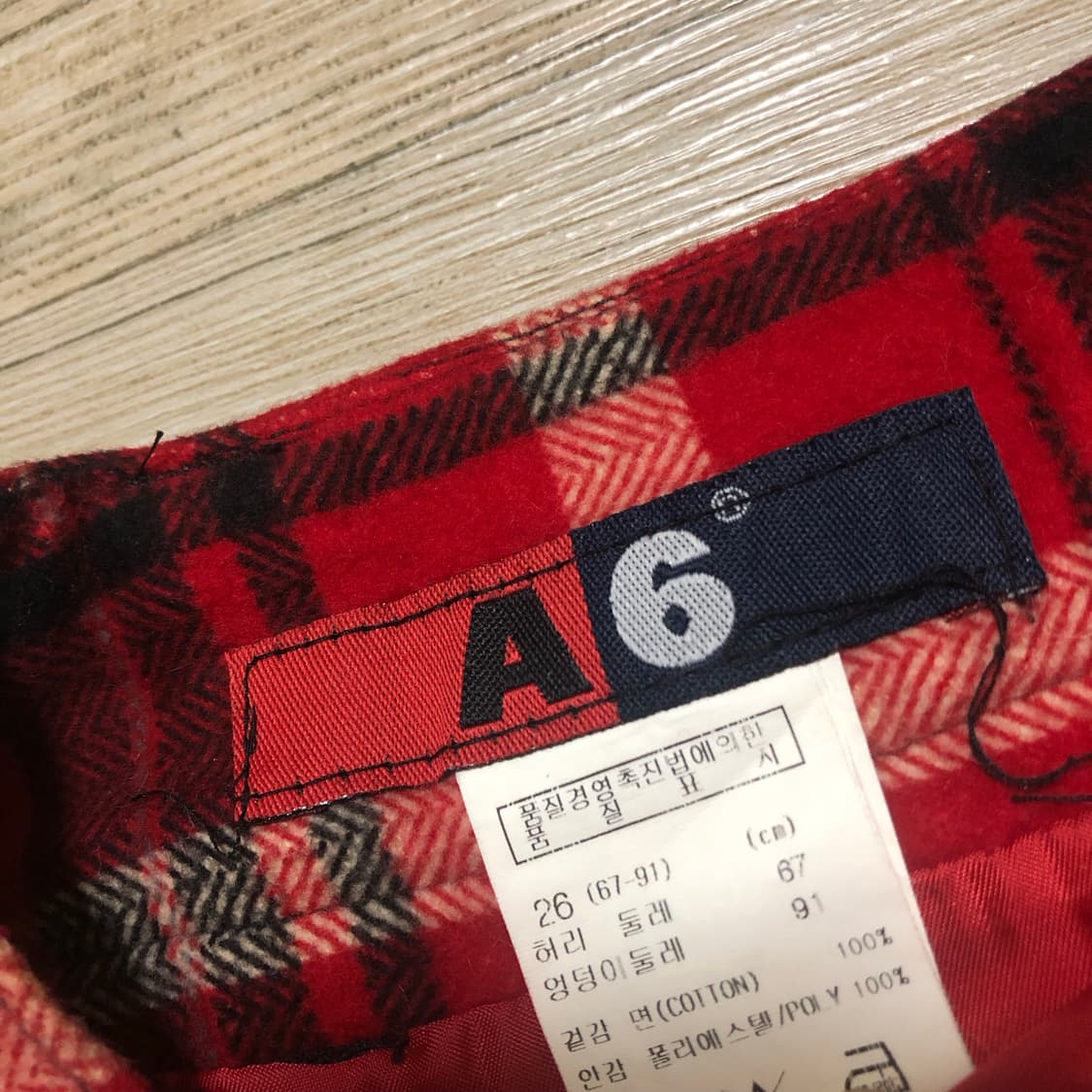 레드 체크 플리츠 미니스커트 캐캐체 갸루 락펑크 상품이미지5