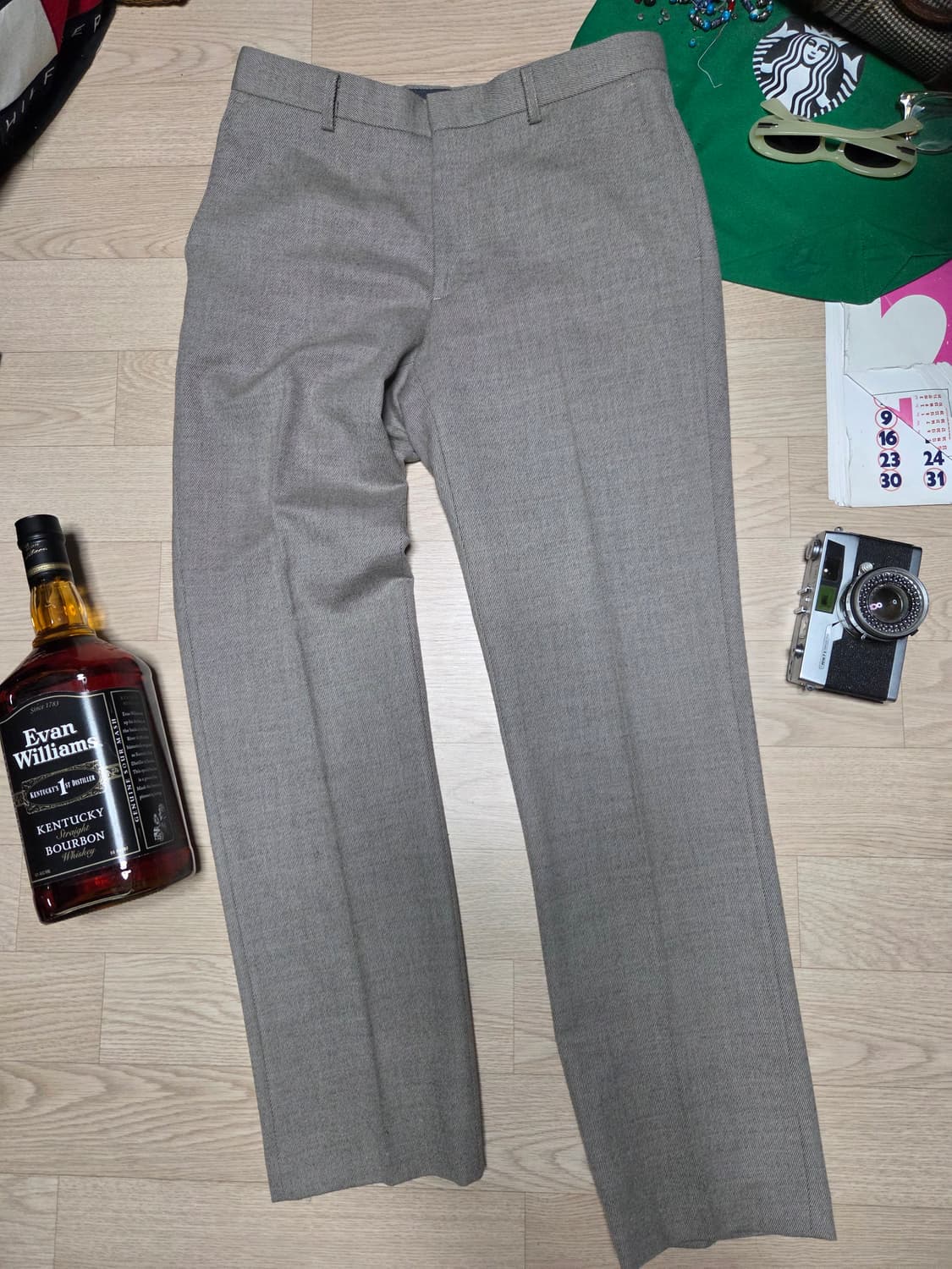 (로로피아나)갤럭시 울 캐시미어 슬랙스 팬츠 수트 정장 바지 상품이미지3