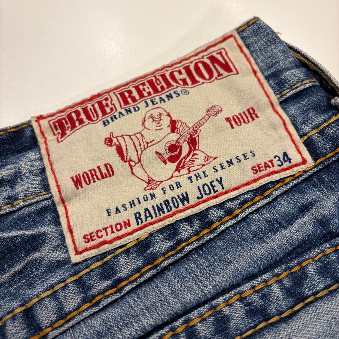 [28x34] 트루릴리젼 레인보우 조이 데님 팬츠 B837 상품이미지4