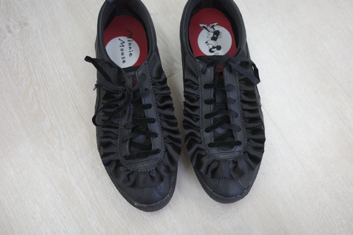 오니츠카타이거X디즈니 미니마우스 Frill black shoes 상품이미지2