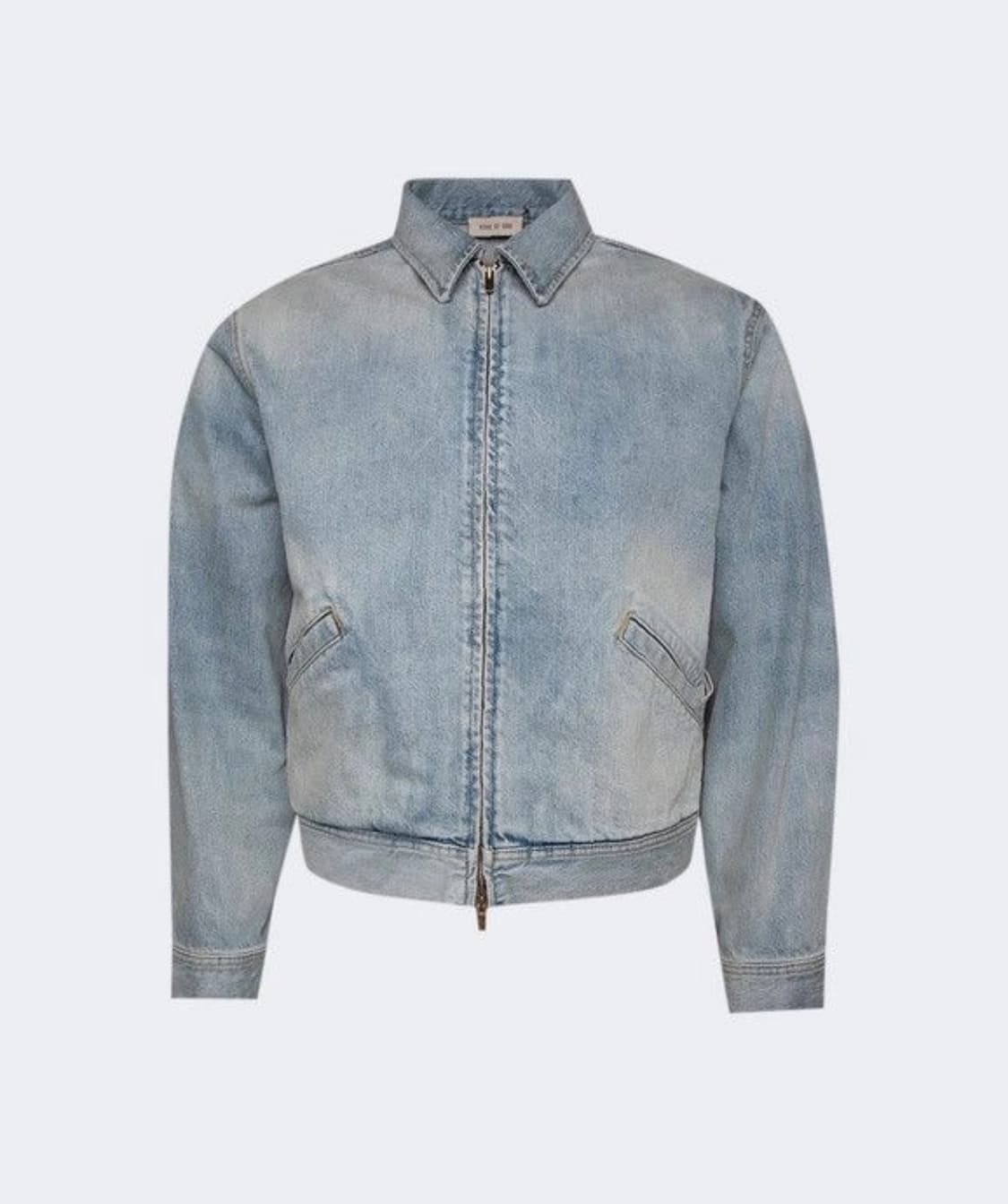 피어오브갓 이터널 크롭 데님 자켓 점퍼  8th 7th 트러커 fog 상품이미지2