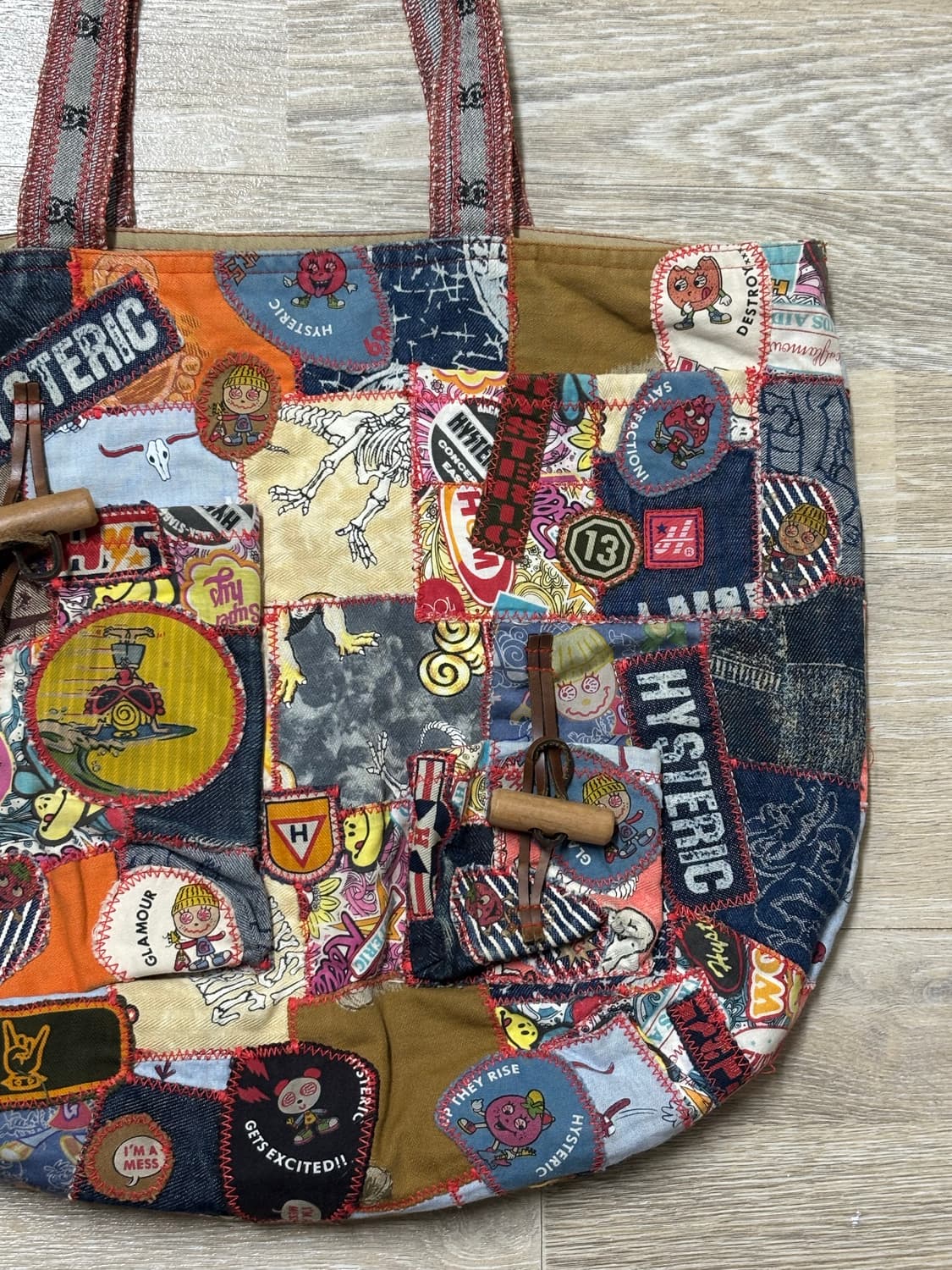 Hysteric Glamour patchwork shoulder bag 상품이미지2