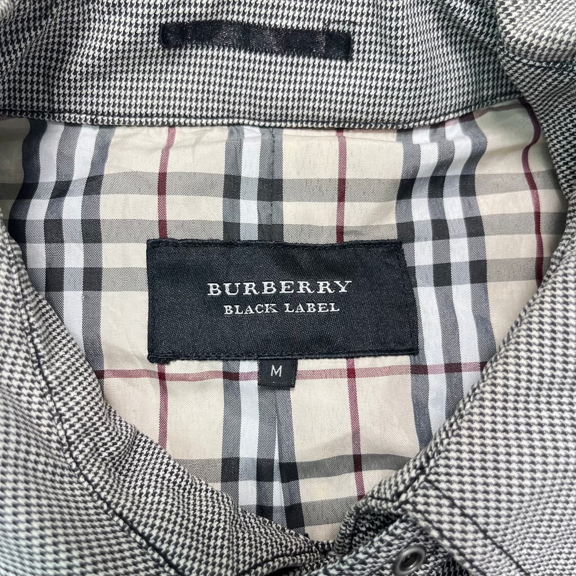 W 95 버버리 90s 블랙라벨 일본판 싱글코트 상품이미지3