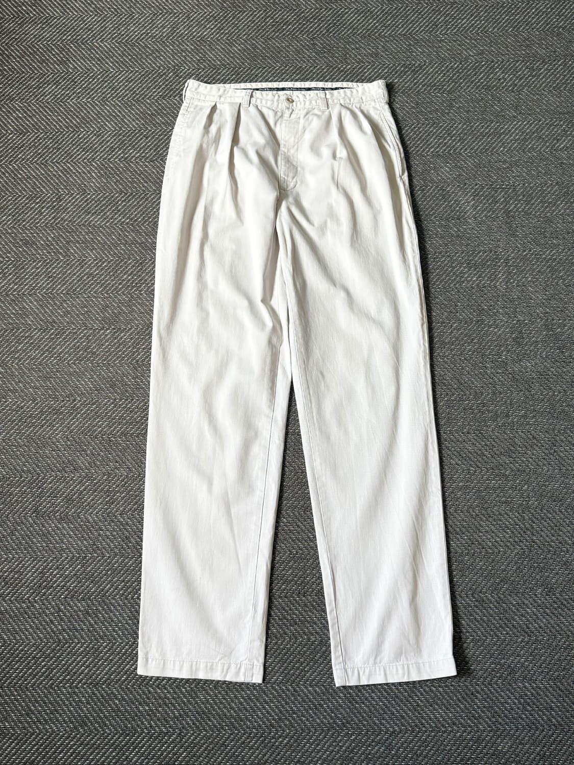 (34) 90s 폴로 랄프로렌 앤드류 더블 플리츠 치노 팬츠 상품이미지1