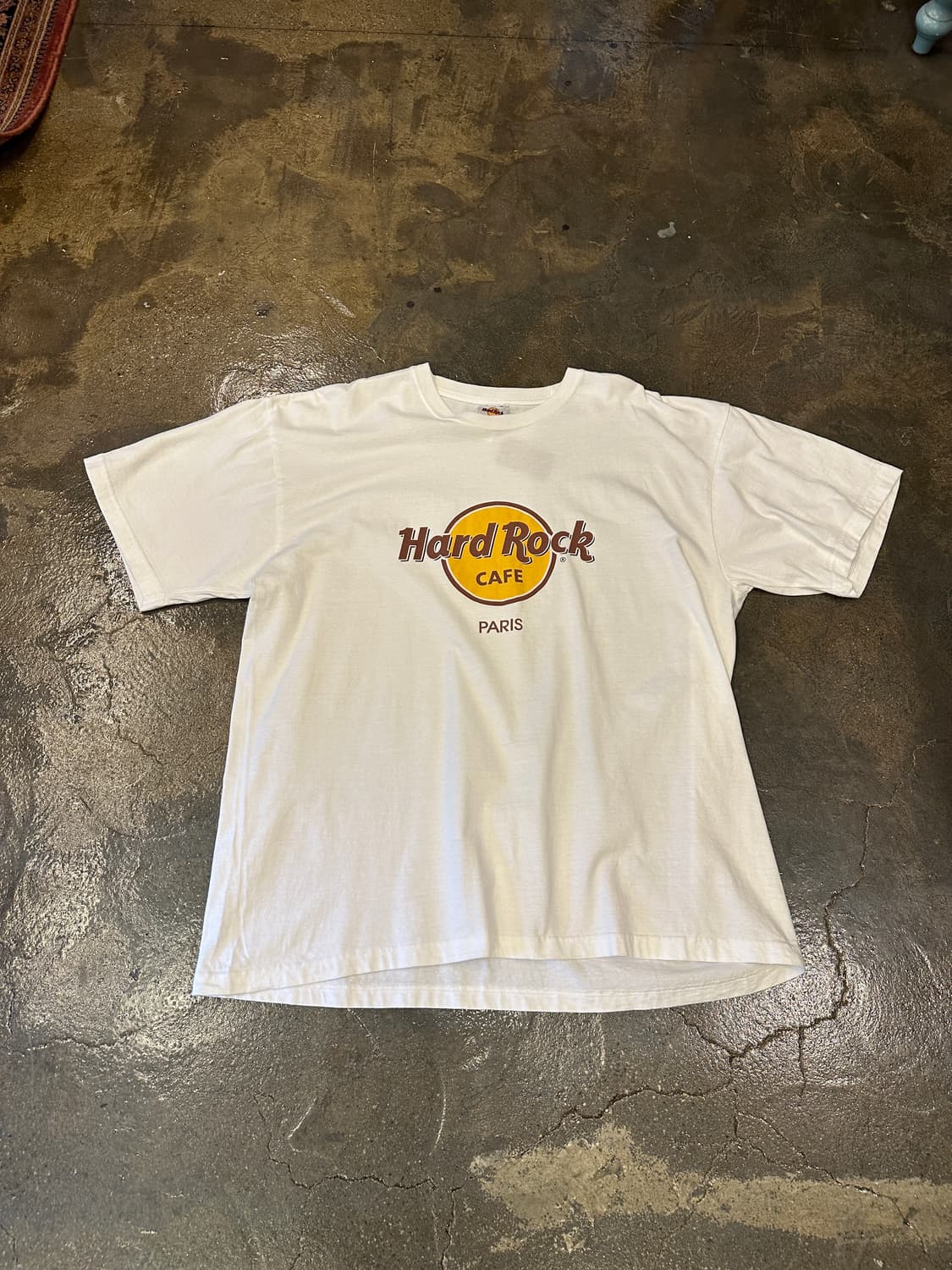 Hard Rock Cafe 하드락 카페 파리 프린팅 반팔티 XXL 상품이미지1