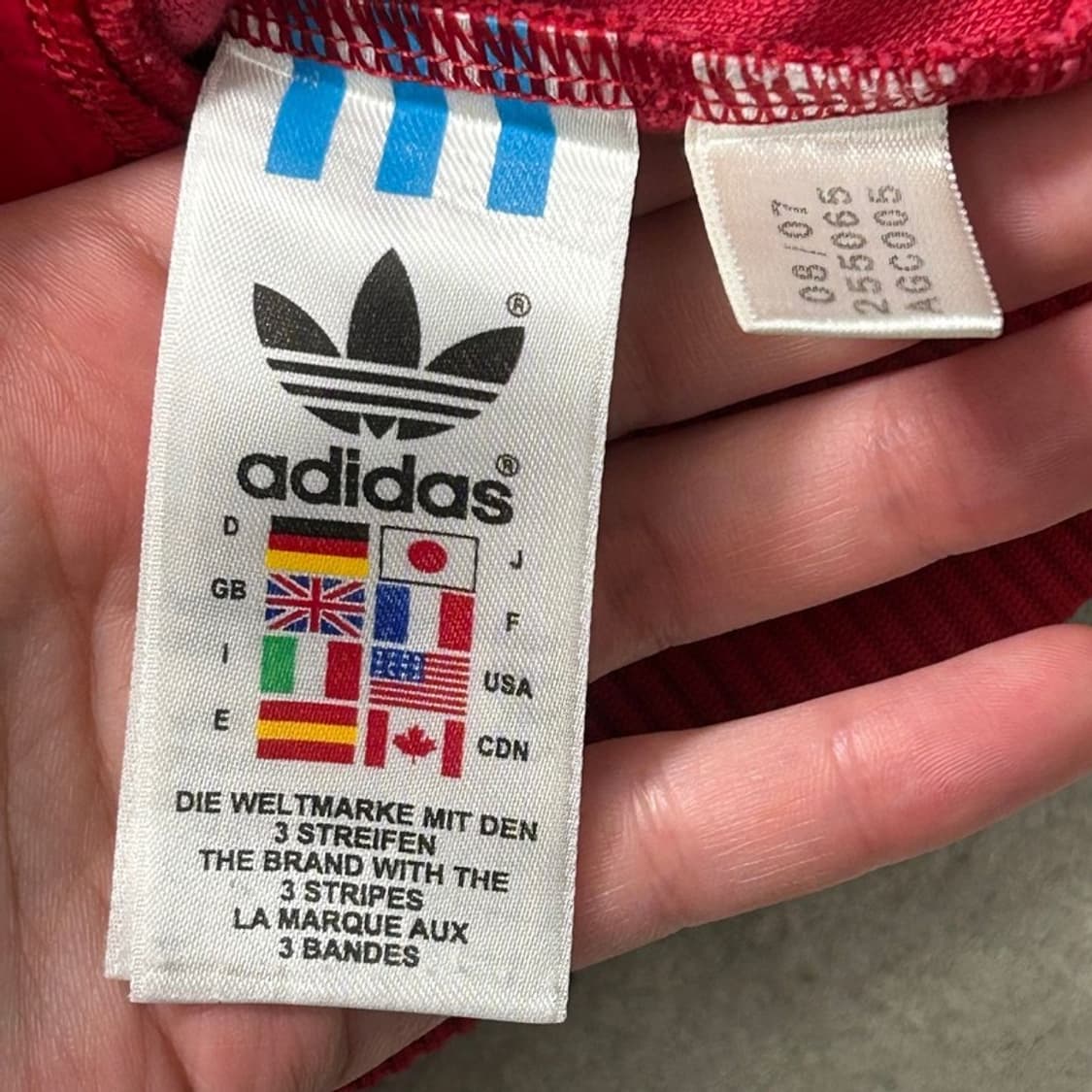 아디다스 파이어버드 트랙탑 자켓 레드 85 상품이미지6