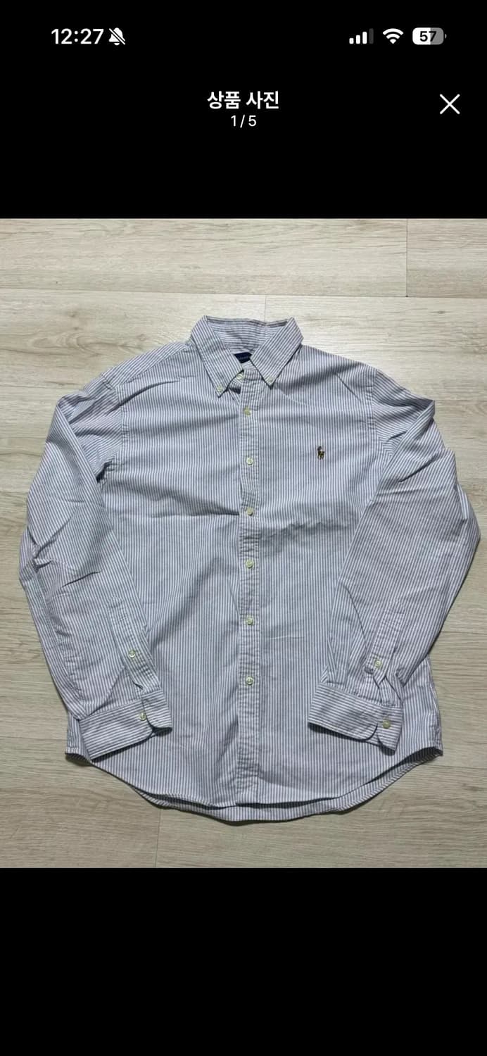 빈티지 폴로 랄프로렌 스트라이프 셔츠 상품이미지2