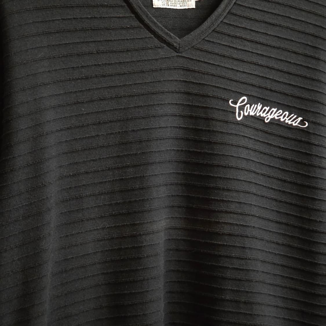 JPN 스트라이프 자수 롱슬리브 상품이미지3