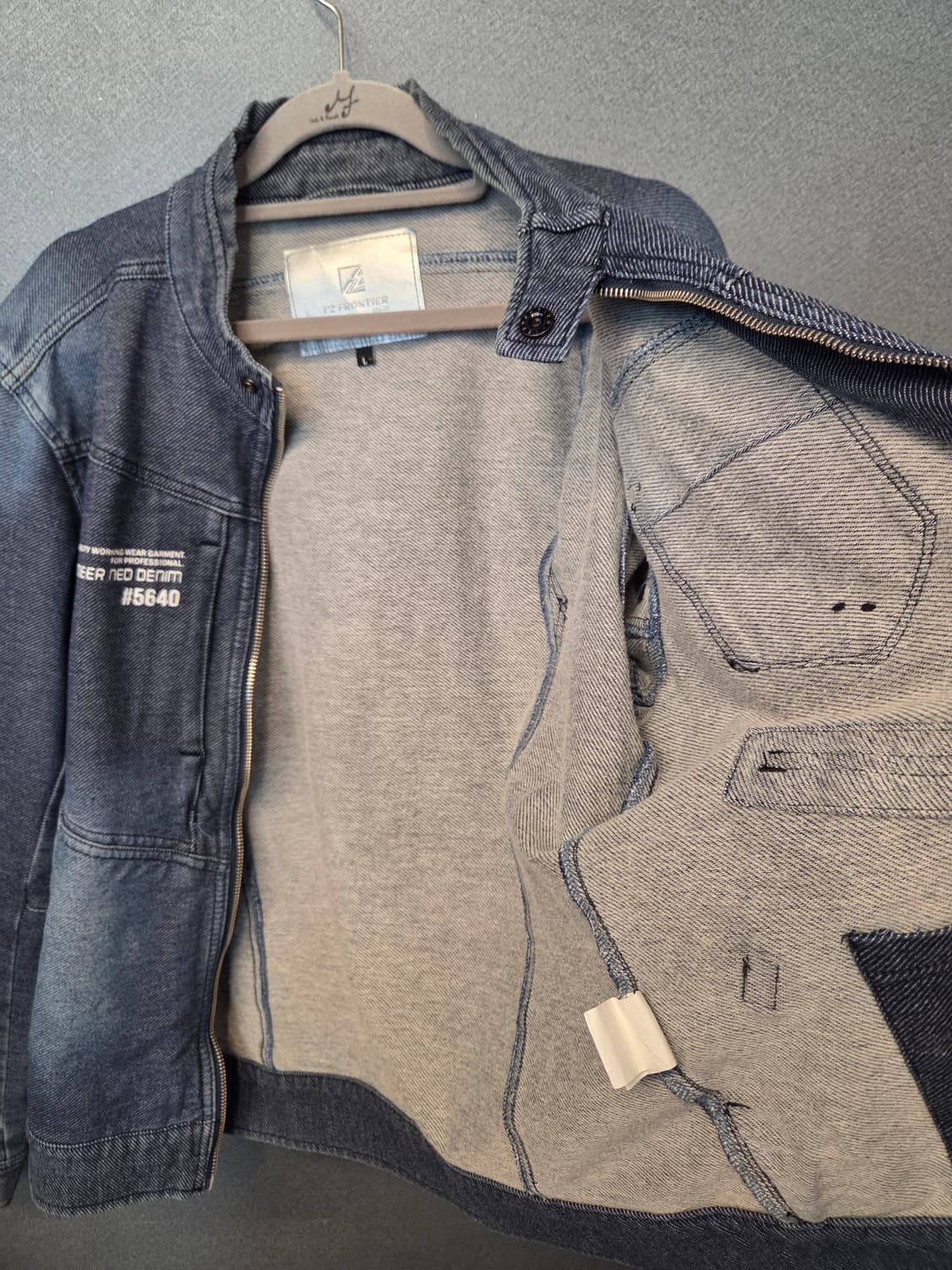 아이즈프론티어 데님항공점퍼 (봄.가을용) 상품이미지9