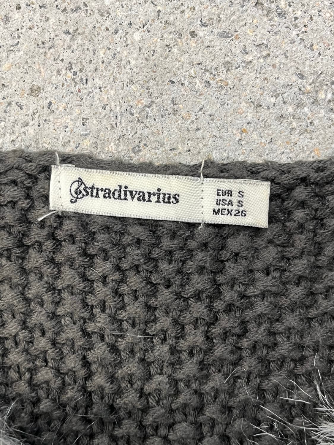 Stradivarius 퍼 니트 조끼 상품이미지3