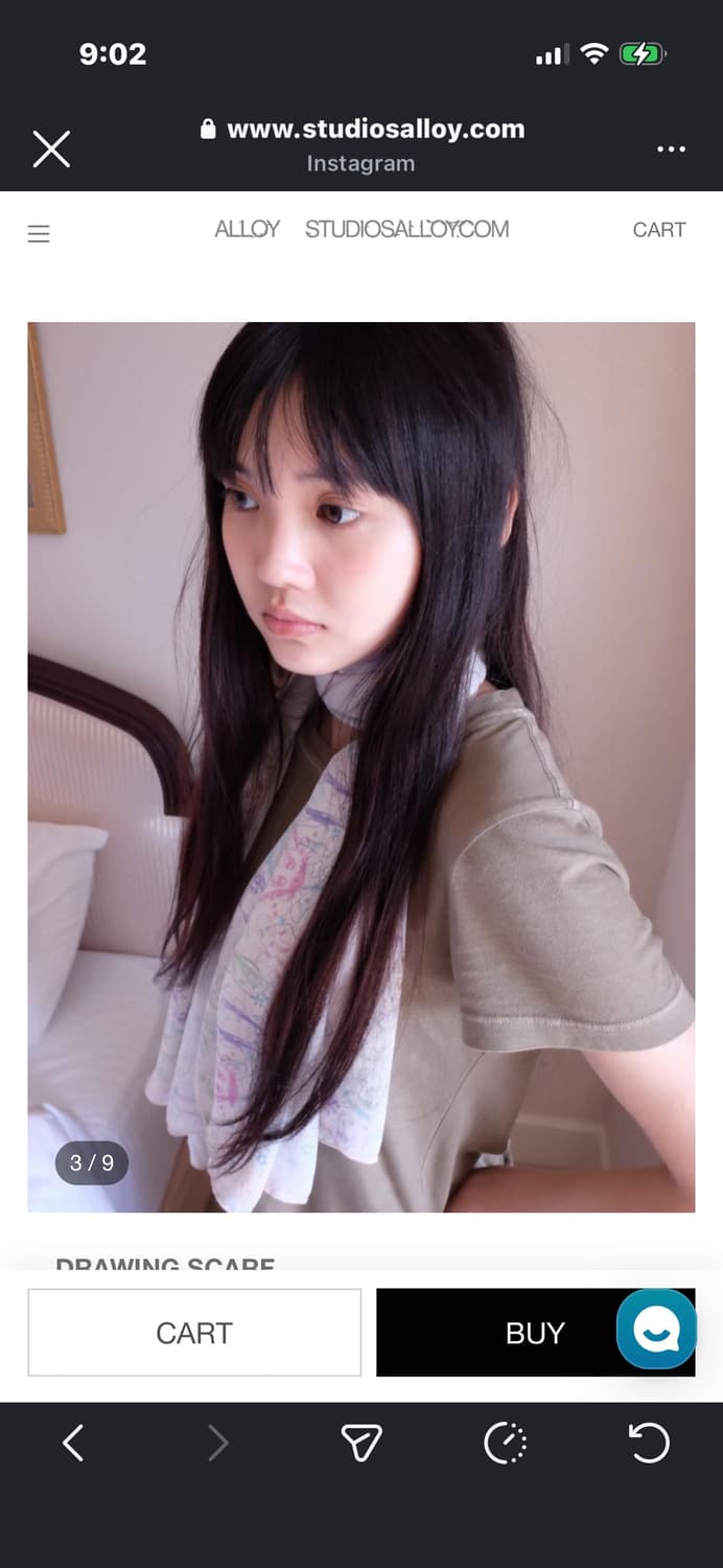 Alloy DRAWING SCARF 상품이미지2