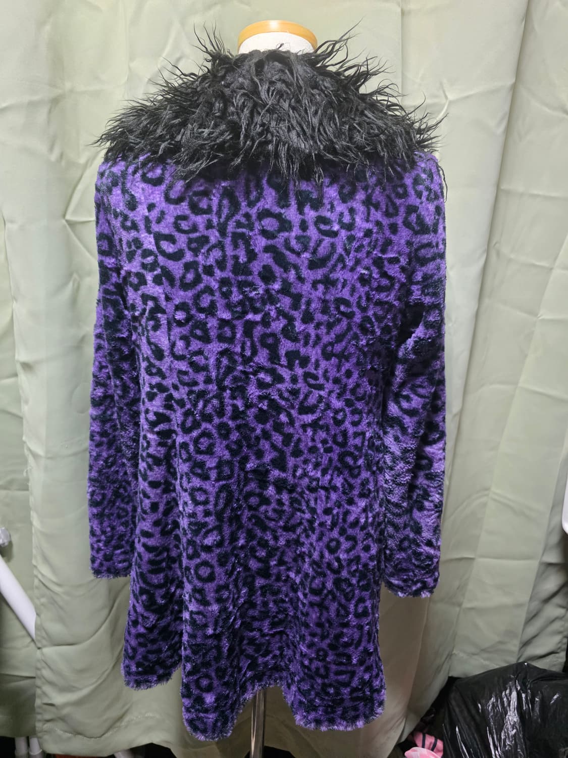알곤퀸즈 퍼플 레오파드 퍼자켓 상품이미지2