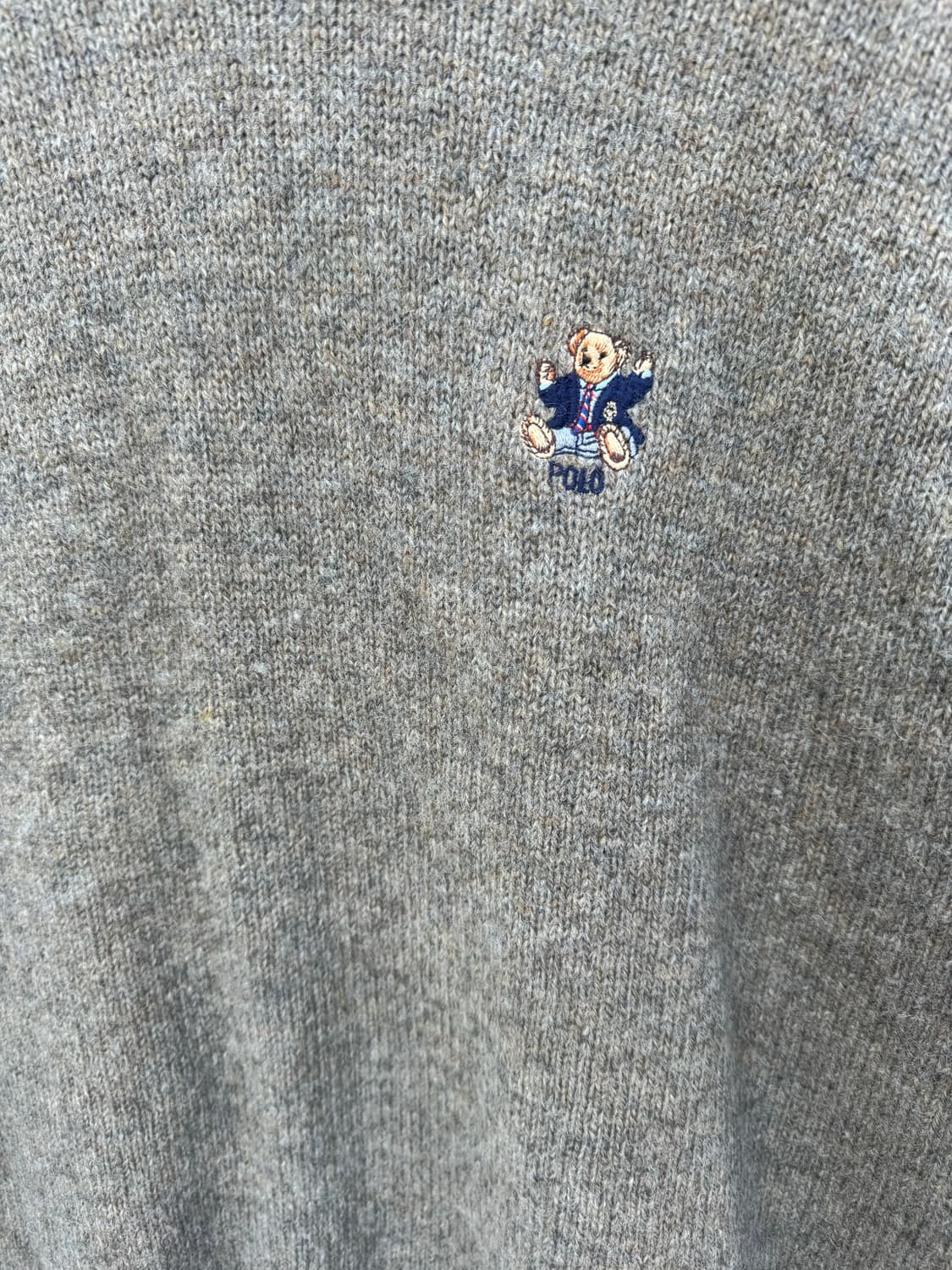 90s 폴로 랄프로렌 빈티지 울 베어 니트 L 상품이미지5
