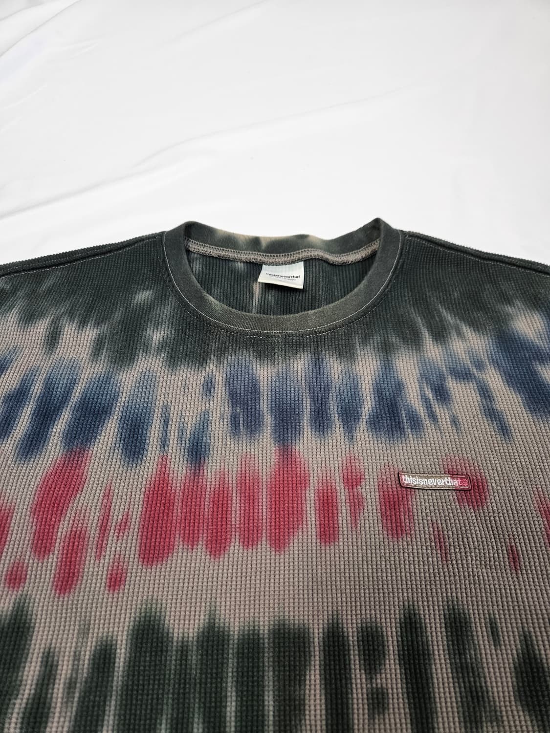 디스이즈네버댓 타이다이 와플니트 롱슬리브 티셔츠 빈티지 페인팅 디네댓 L 상품이미지2