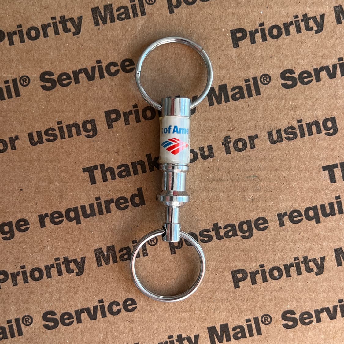 90s vtg Bank of America Keyring 상품이미지1