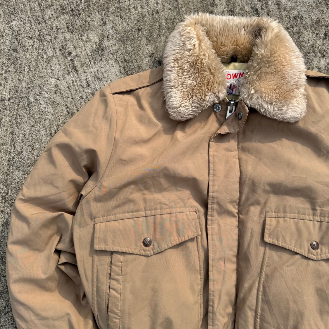 [M] 70s Schott 쇼트 다운 플라이트 자켓 상품이미지4