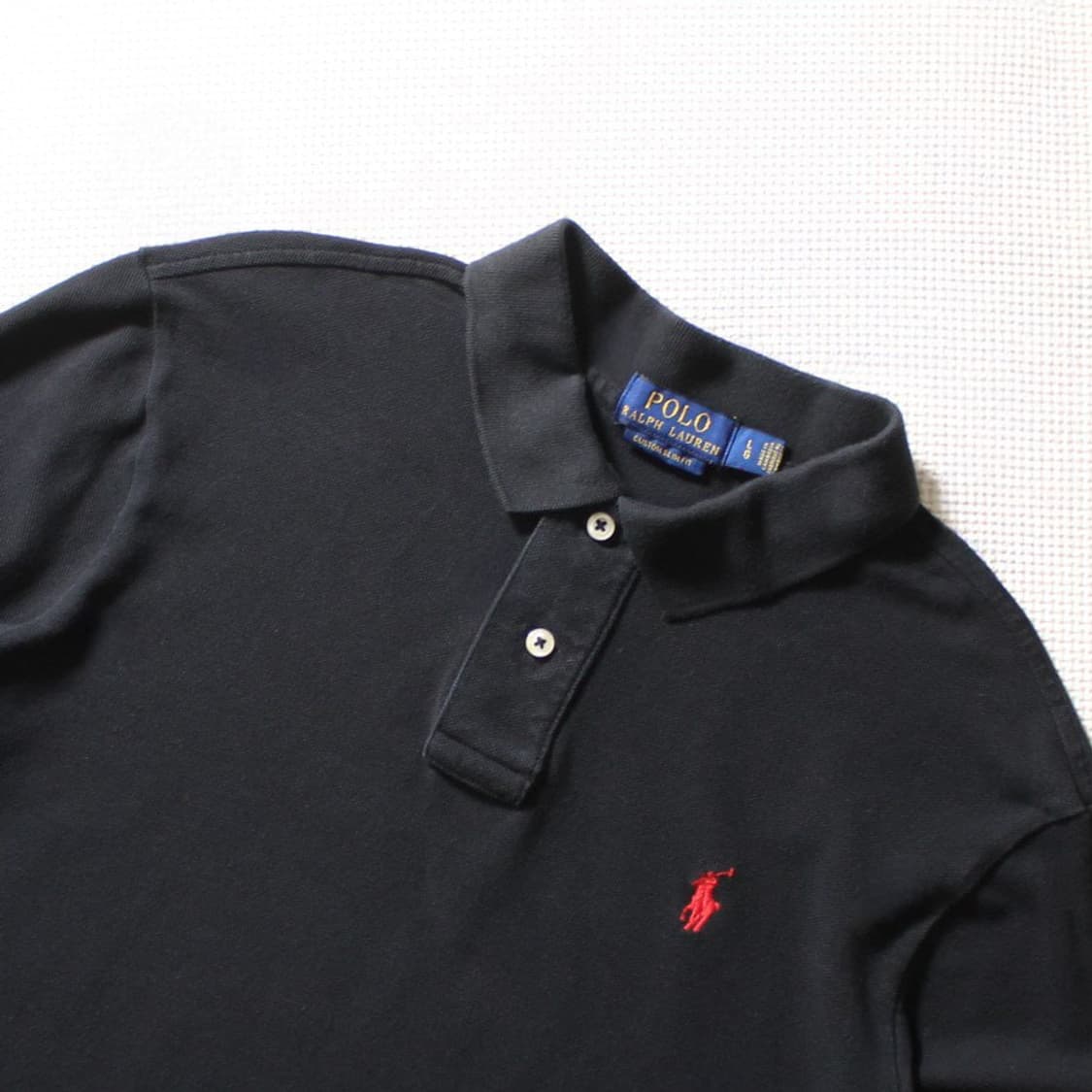 Polo 폴로 랄프로렌 블랙 카라 롱 슬리브 상품이미지3