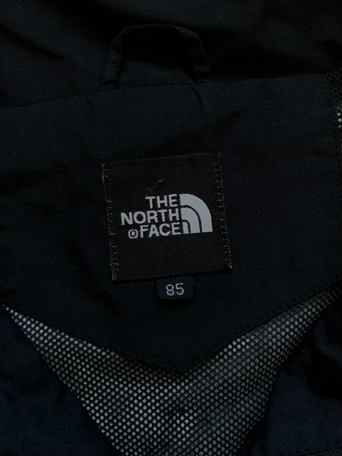 대장급 노스페이스 로고 블랙 윈드 바람막이 자켓 상품이미지7