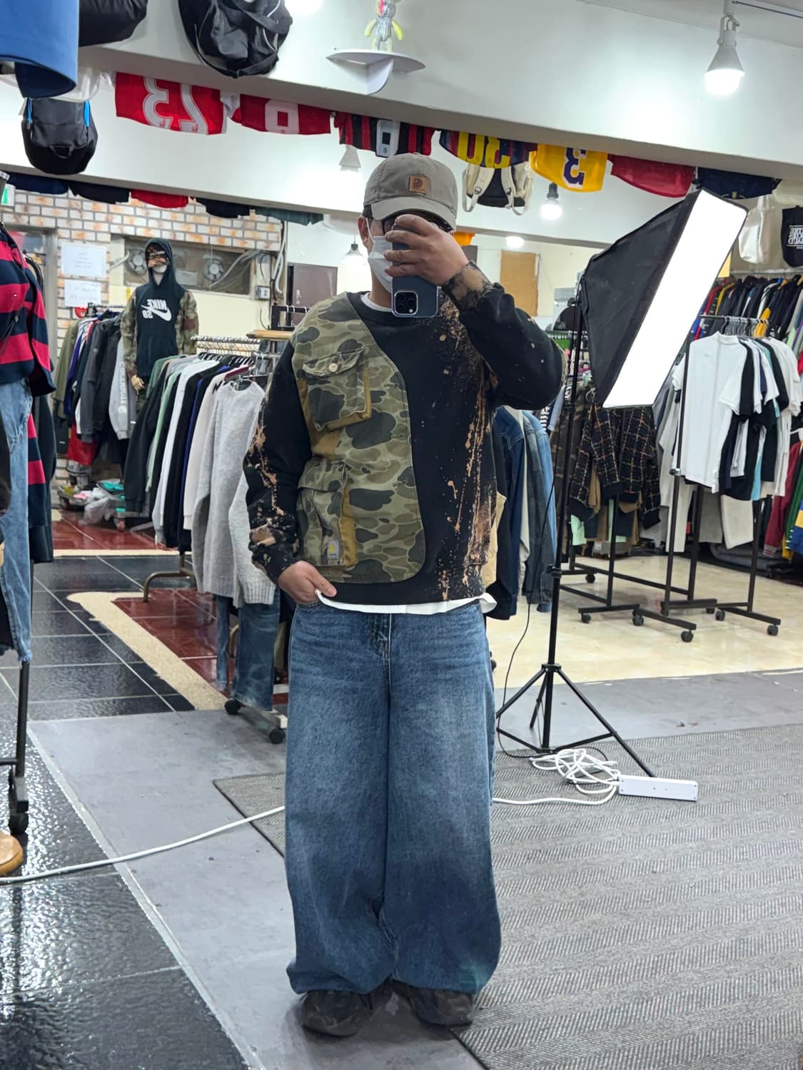 칼하트 타이다잉 맨투맨  상품이미지8