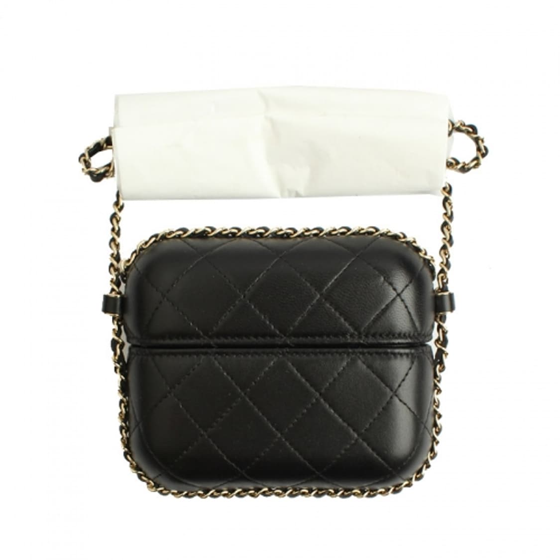 샤넬 블랙 금장 어라운드체인 미니크로스백 상품이미지3