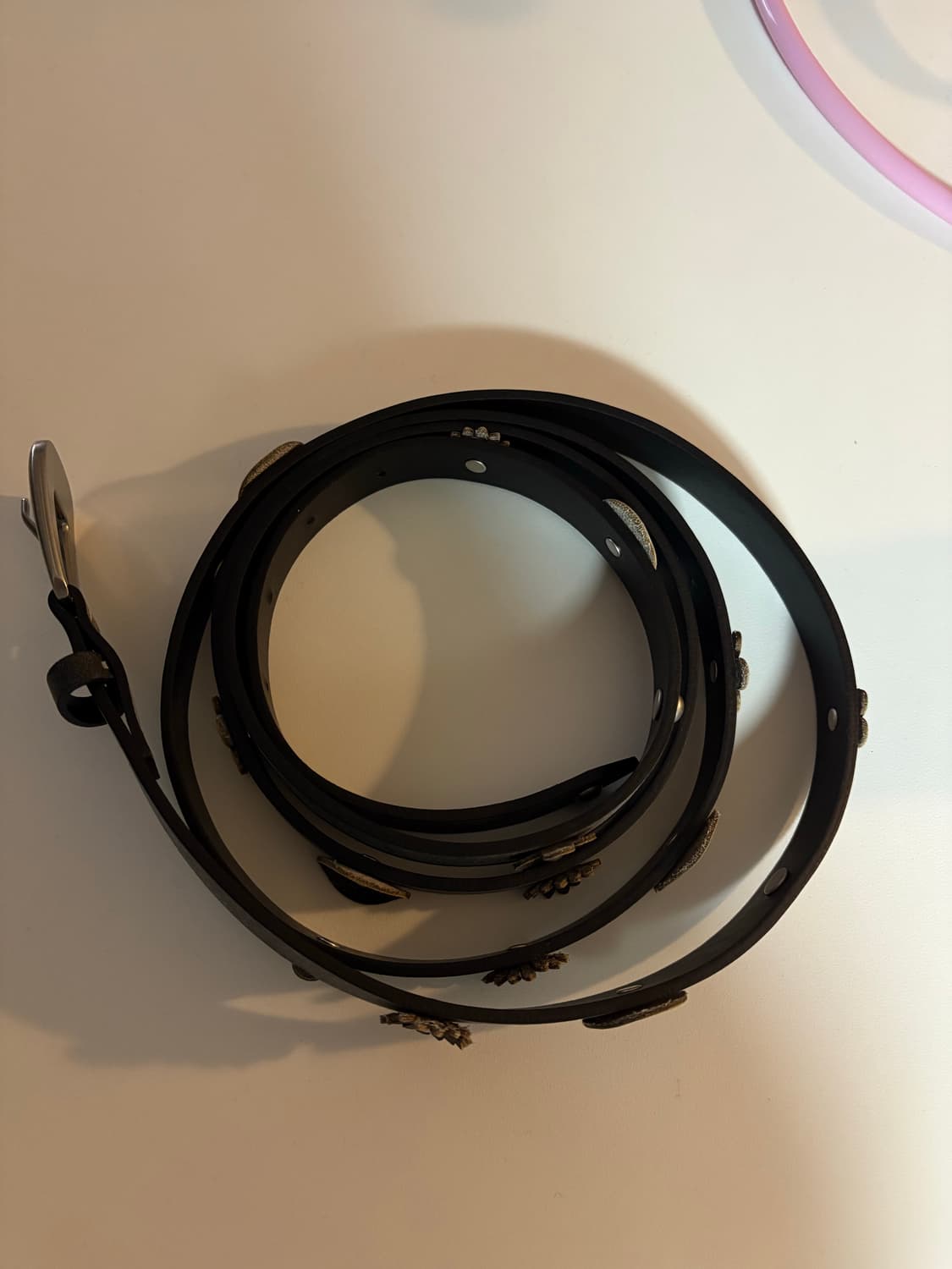 오픈와이와이 벨트 WRAP AROUND FLOWER-STUD BELT 상품이미지6