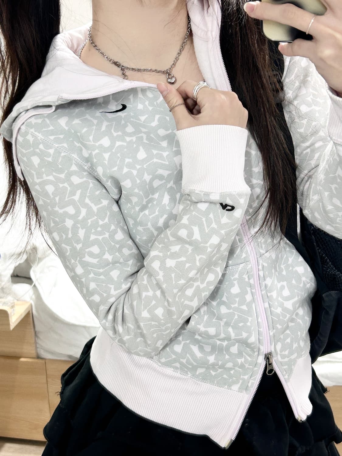 나이키 스우시 투웨이 회핑 후드집업 상품이미지3