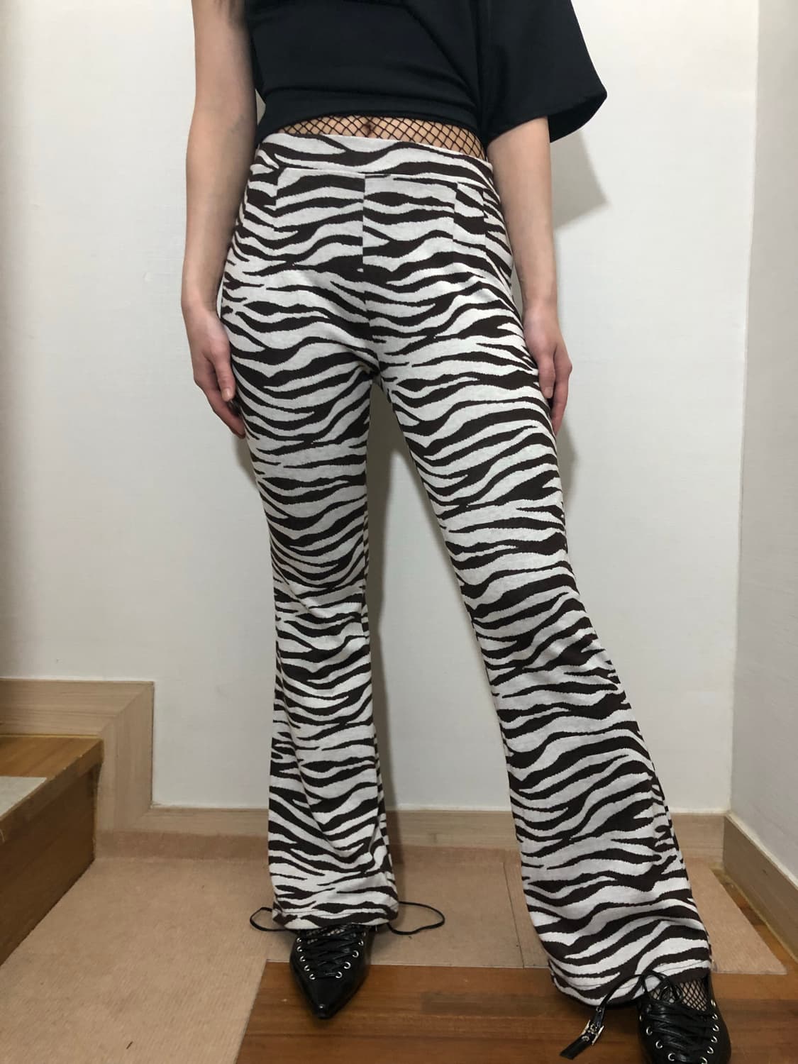 빈티지 지브라 패턴 팬츠 상품이미지2