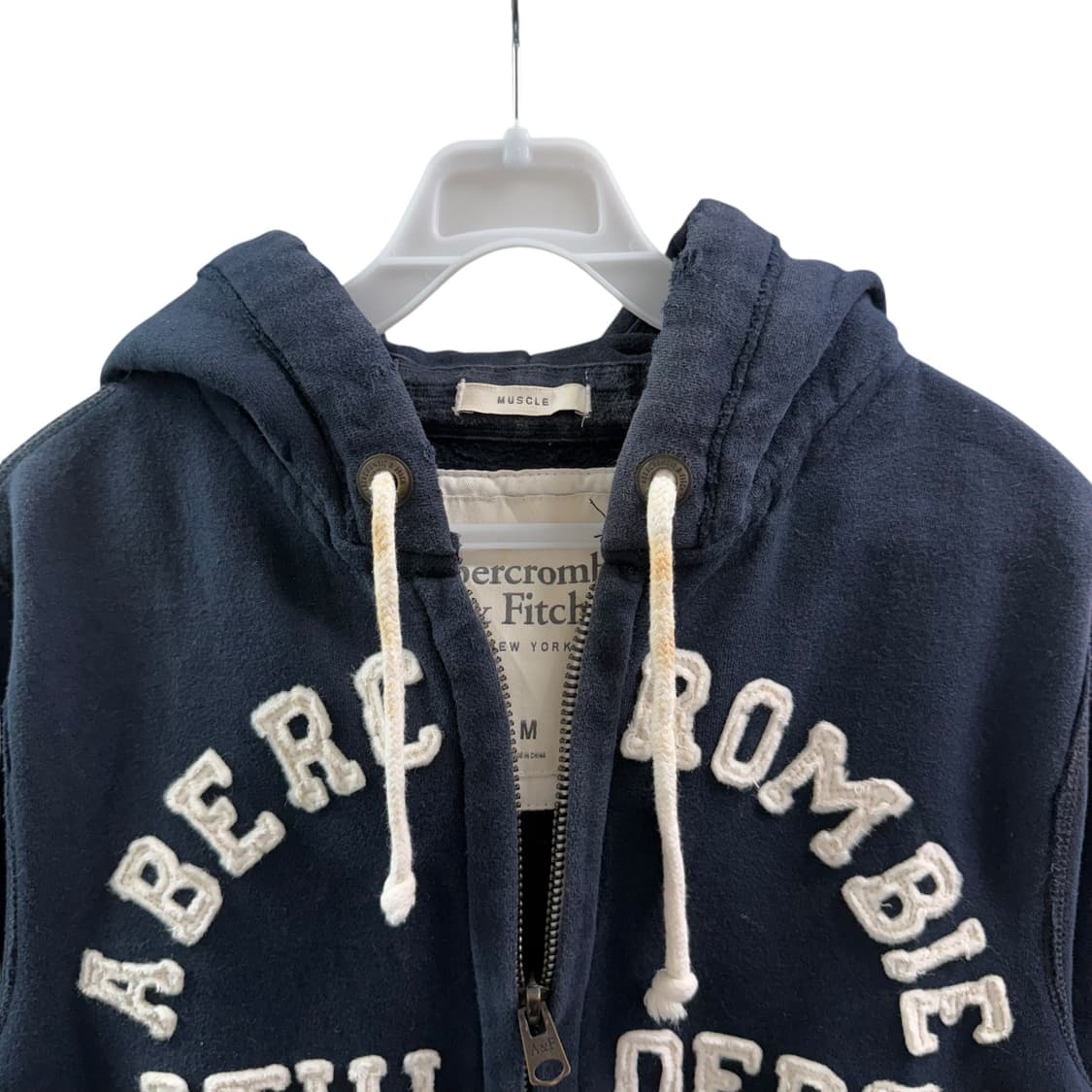 [M] 아베크롬비 앤 피치 네이비 후드집업 상품이미지5