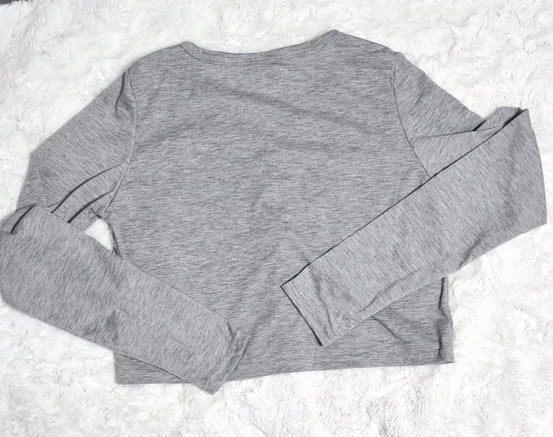 [새상품] 그레이 회색 크롭 가디건  상품이미지2