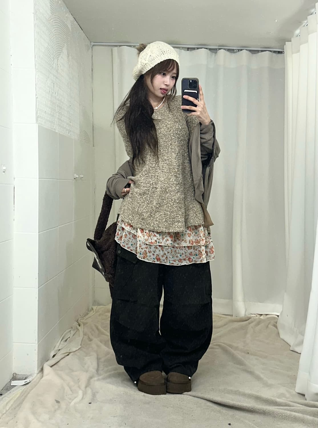 데일리 카키 모리걸 하구미 코디세트 상품이미지2