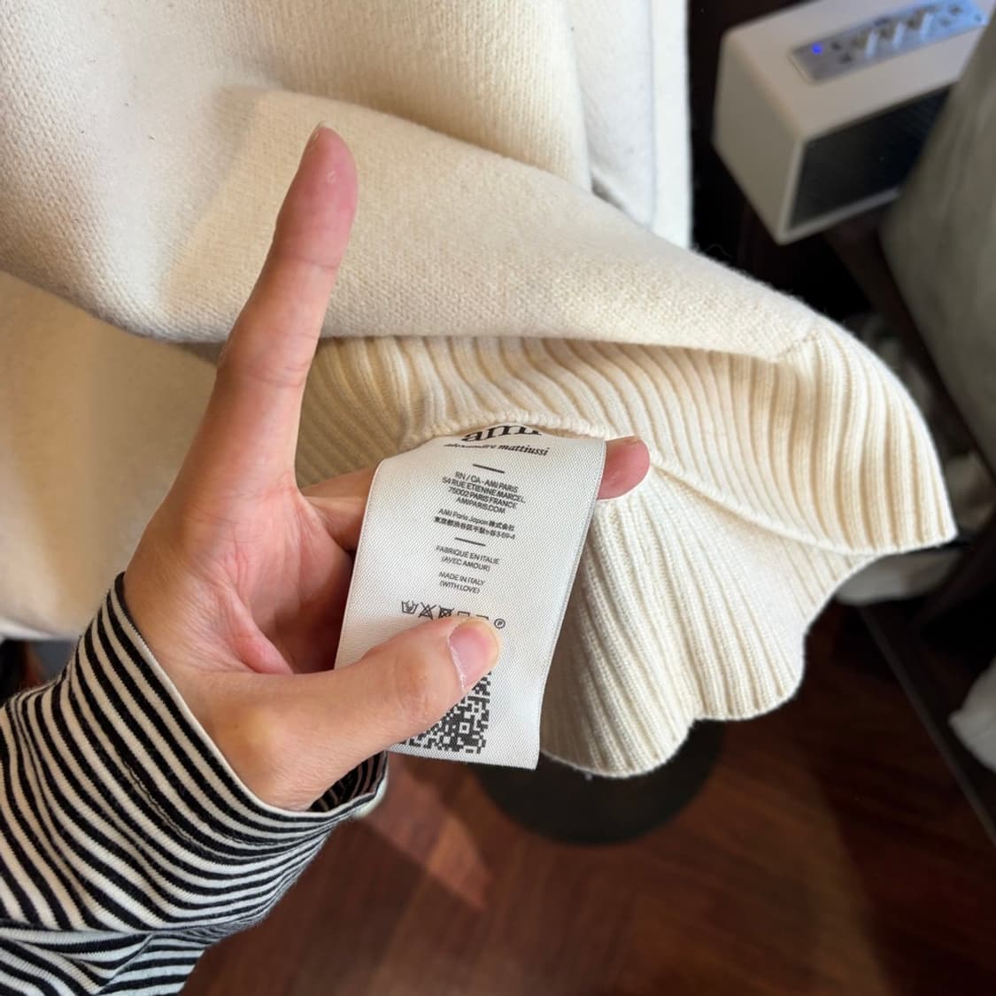 15382 - 아미 빅하트 로고 울 니트 (울 100%) 상품이미지6