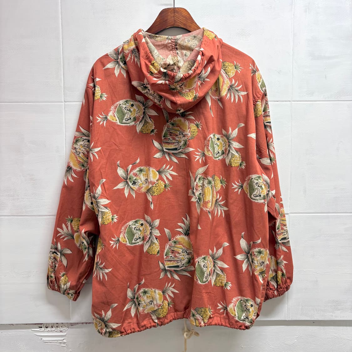 하와이안 후드 패턴 집업 점퍼 자켓 JPN 상품이미지6