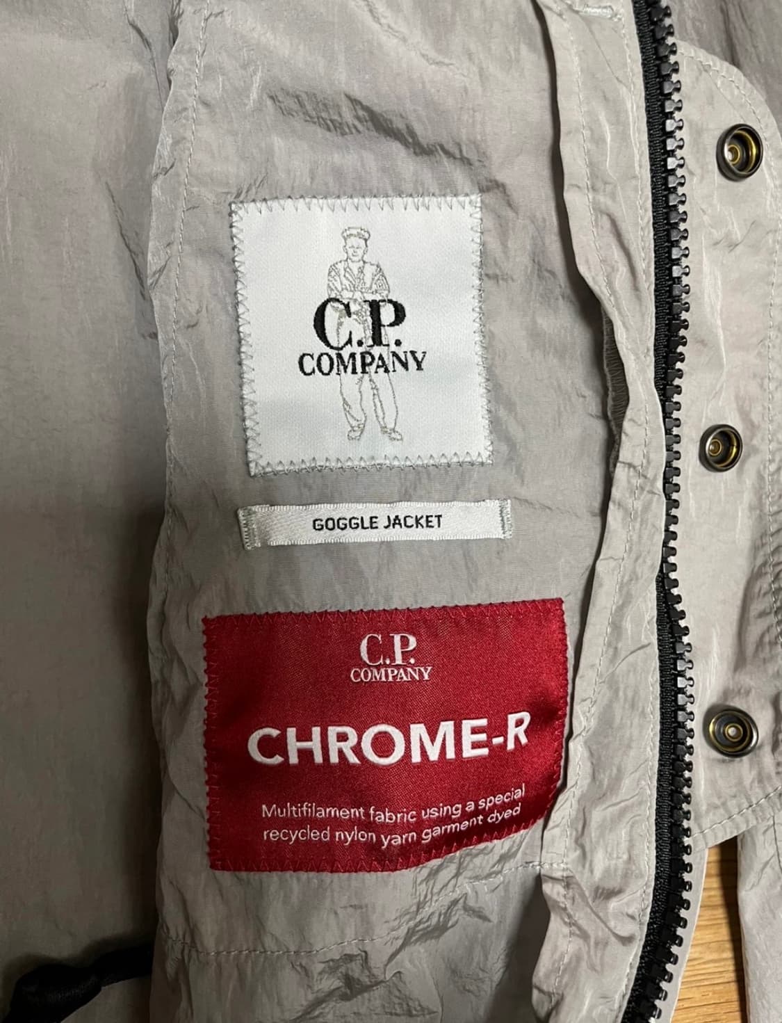 cp컴퍼니 크롬r 고글 후드 자켓 상품이미지3
