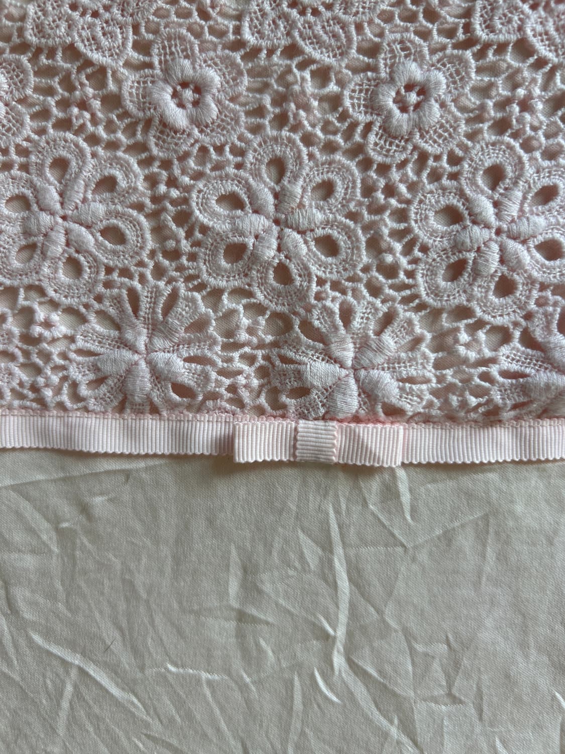 핑크 크로쉐 반팔  상품이미지5