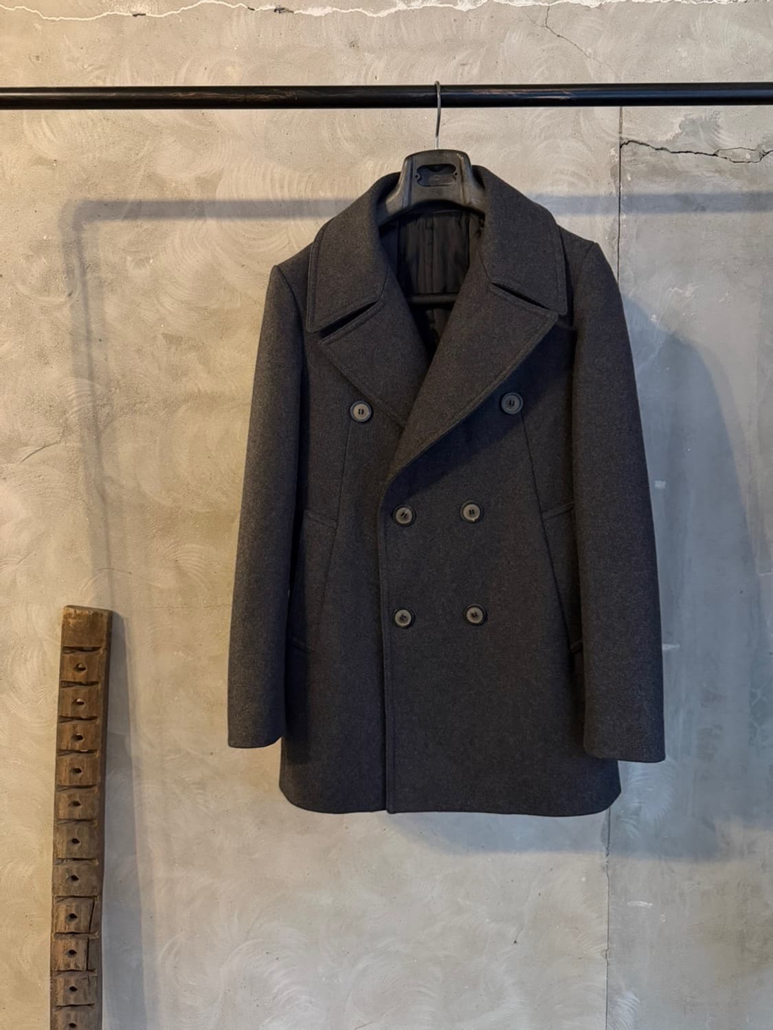 솔리드옴므 캐시미어 울 피코트 슬림100 상품이미지1