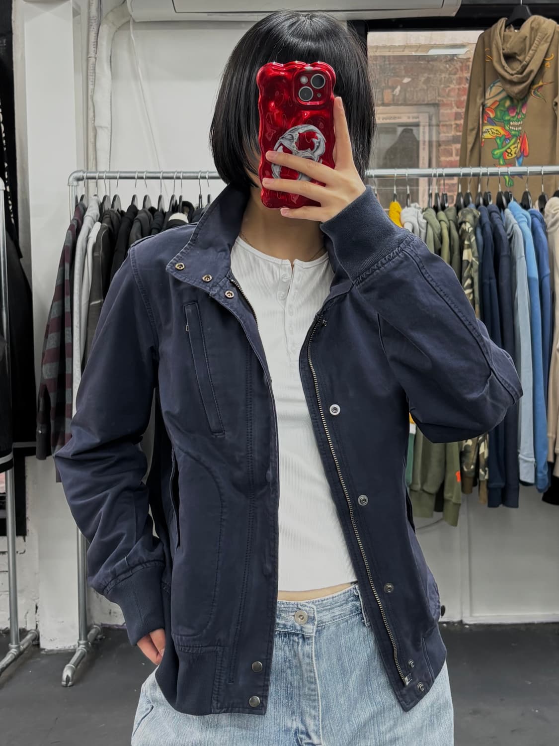 Beams 빔즈 후드 코튼 봄버 자켓 상품이미지5