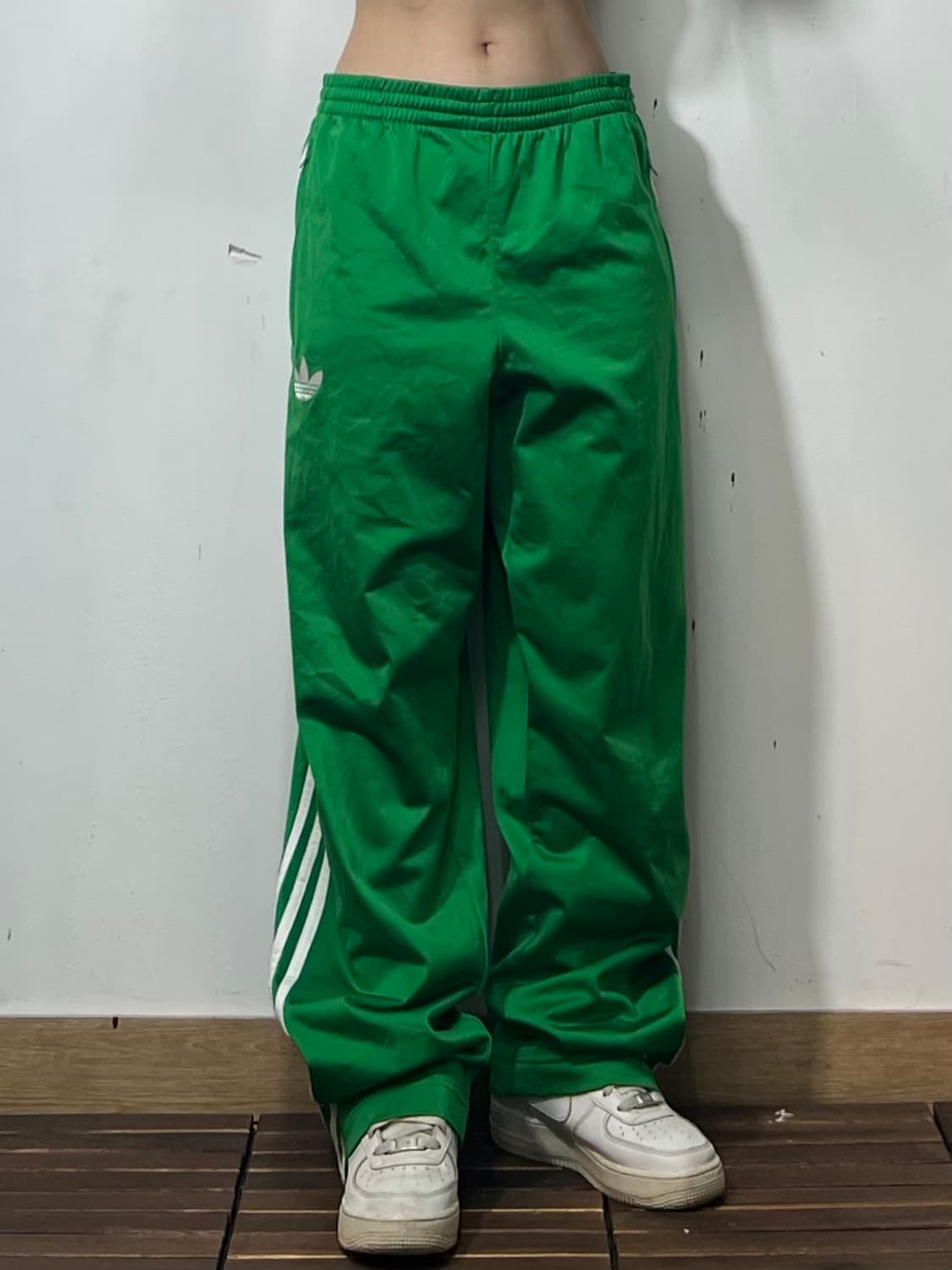 아디다스 초록 와이드 파이어버드 츄리닝바지 105 상품이미지2