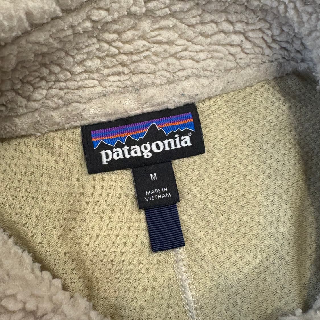파타고니아 정품 레트로x 플리스 아이보리 자켓  상품이미지5