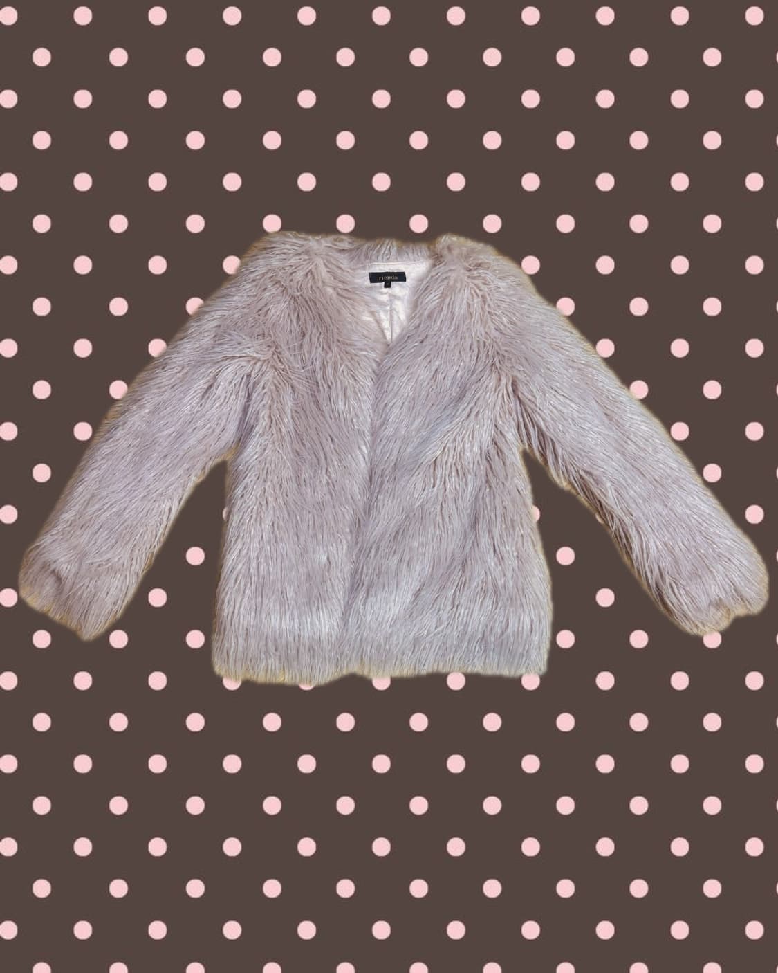 갸루 핑크 퍼자켓 상품이미지1