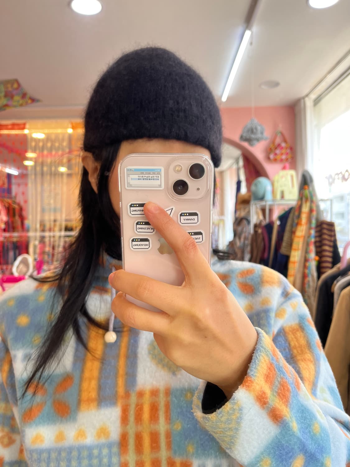 착샷 🆗 코스 블랙 비니  상품이미지5