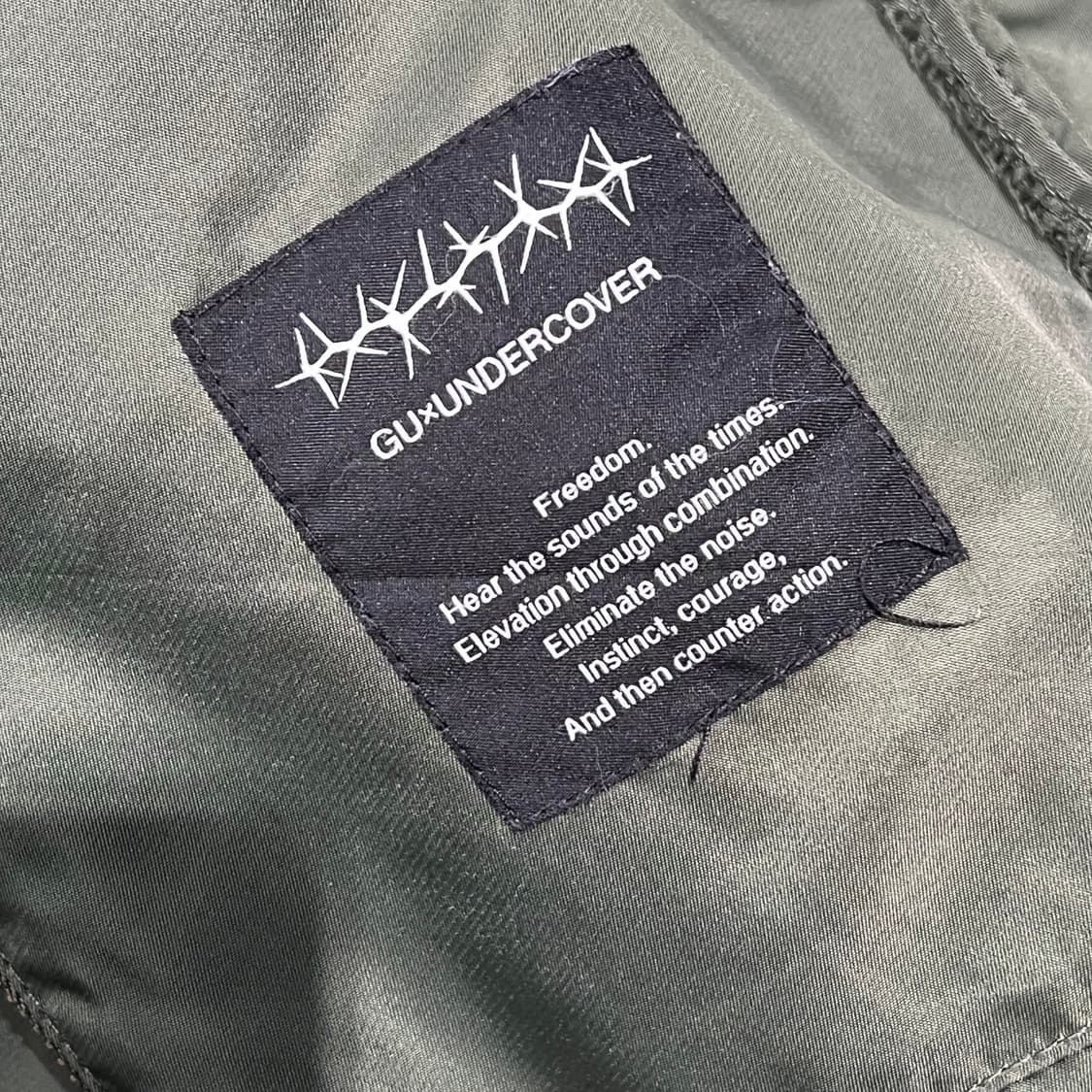 GUx언더커버 ma-1 항공점퍼 s09068 상품이미지6