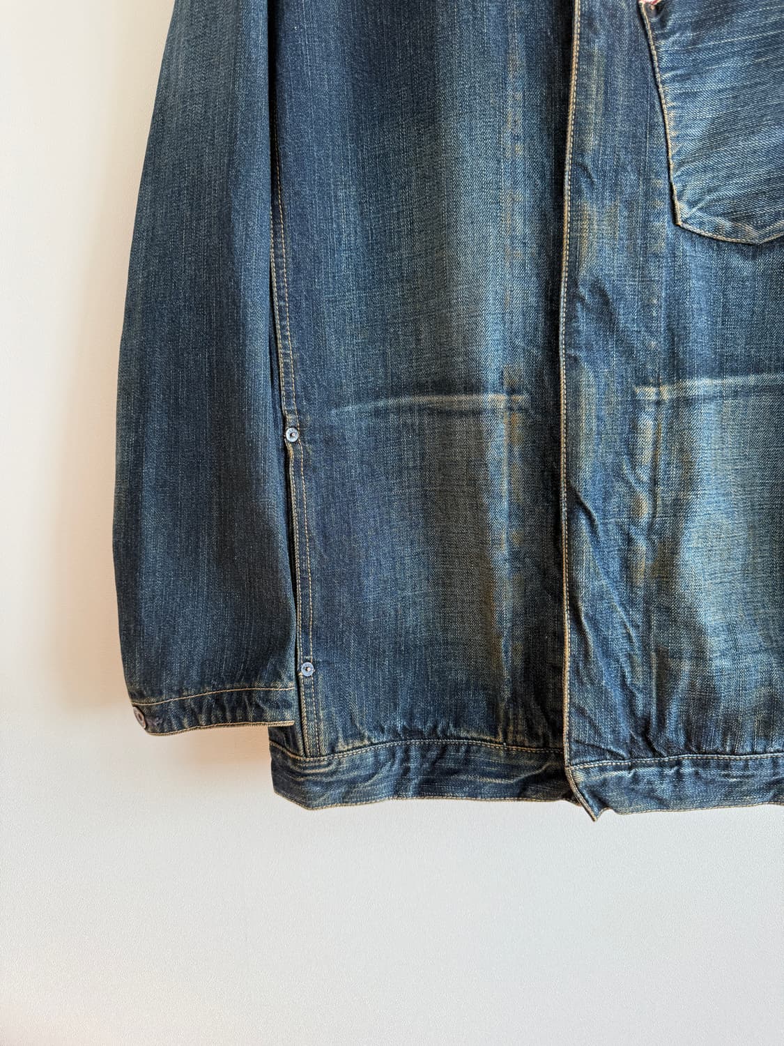 에드윈(EDWIN) 데님 셀비지 커버울 상품이미지3