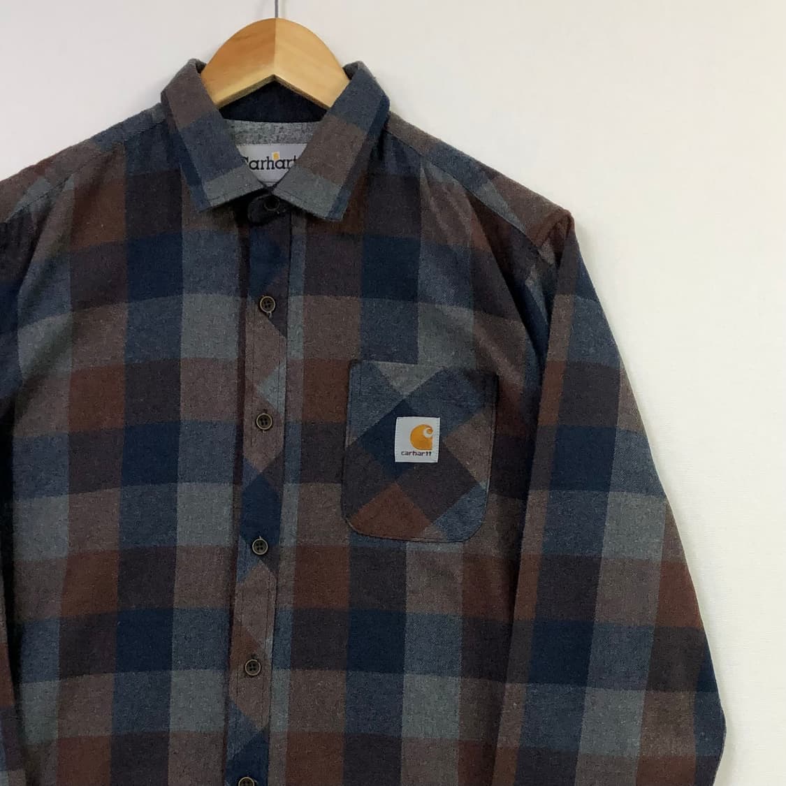 L 칼하트 체크 남방 상품이미지1