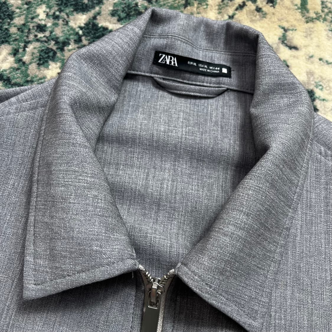 Zara 자라 스트럭처 집업 블루종 자켓(XL) 상품이미지3