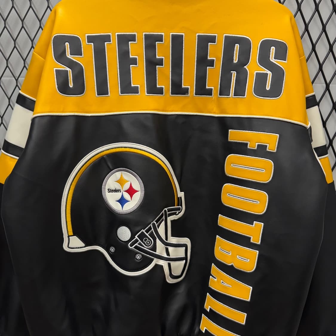 00s NFL X STEELERS G-lll 바시티 자켓 옐로  상품이미지5