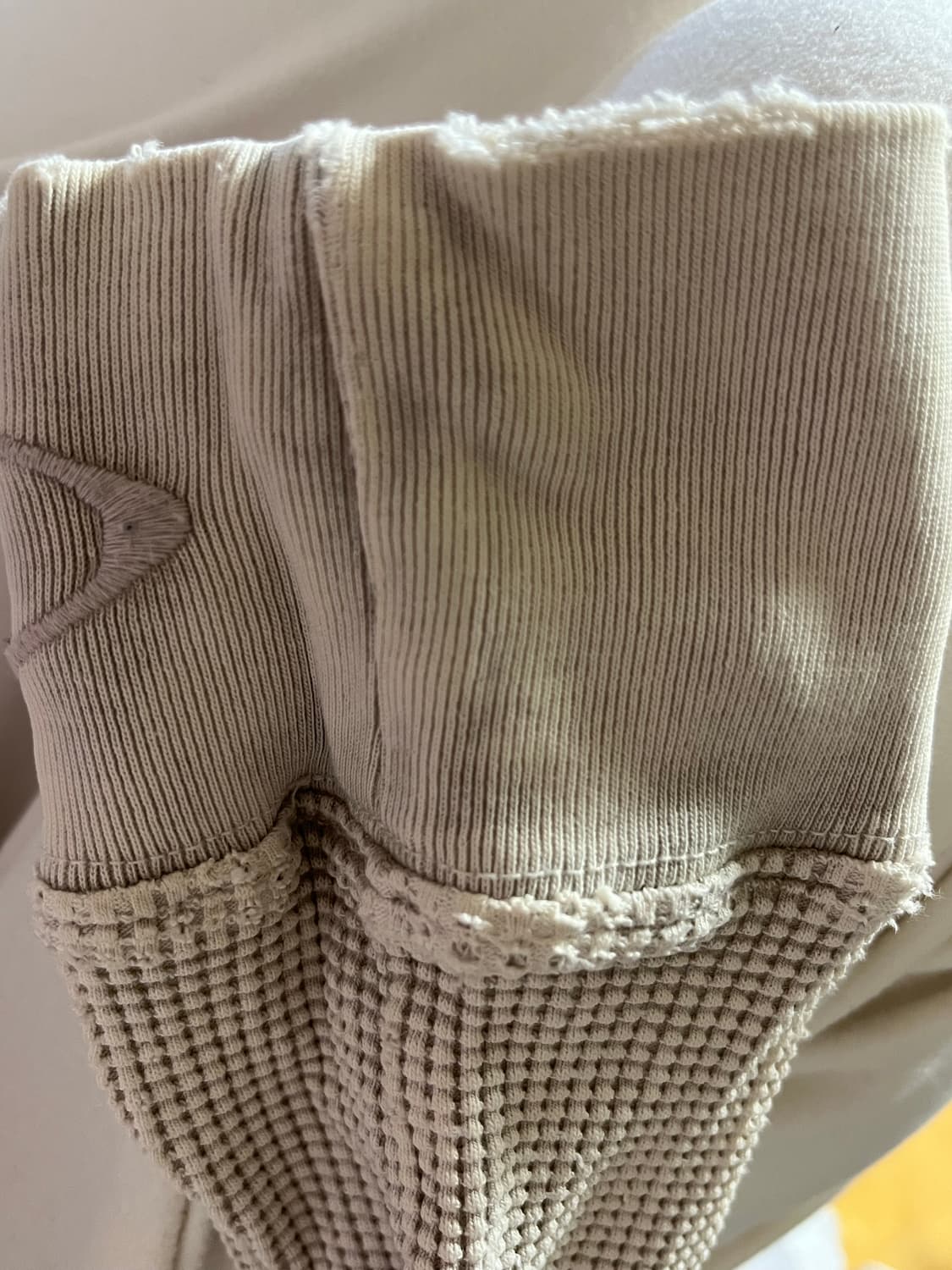 미스치프 레이어드 와플 후드 s 상품이미지4