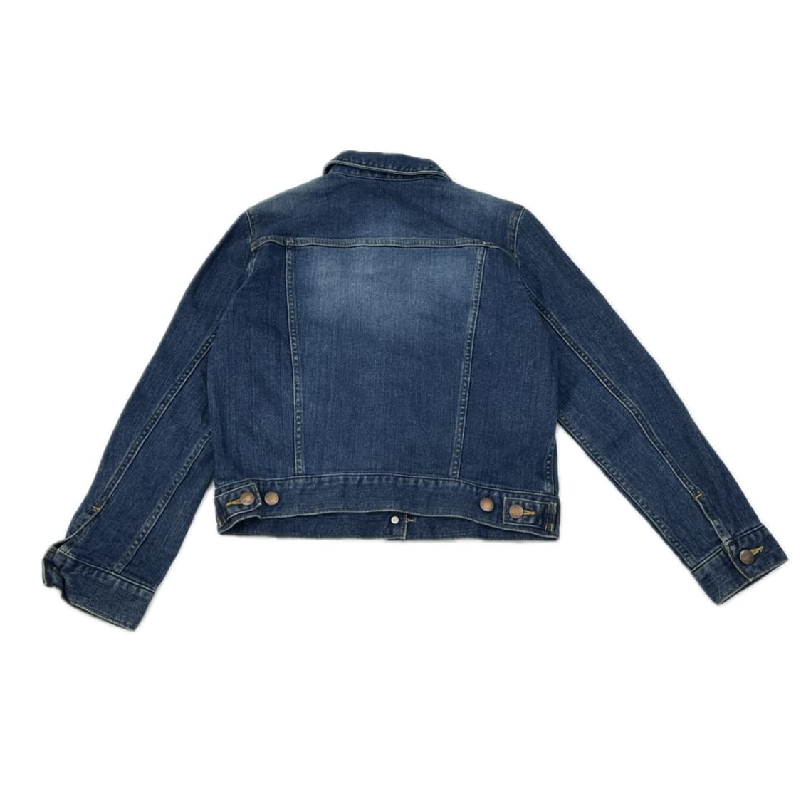 재팬 빈티지 중청 슬림 청자켓 데님 자켓 워싱 핀터 보헤미안 y2k 상품이미지3