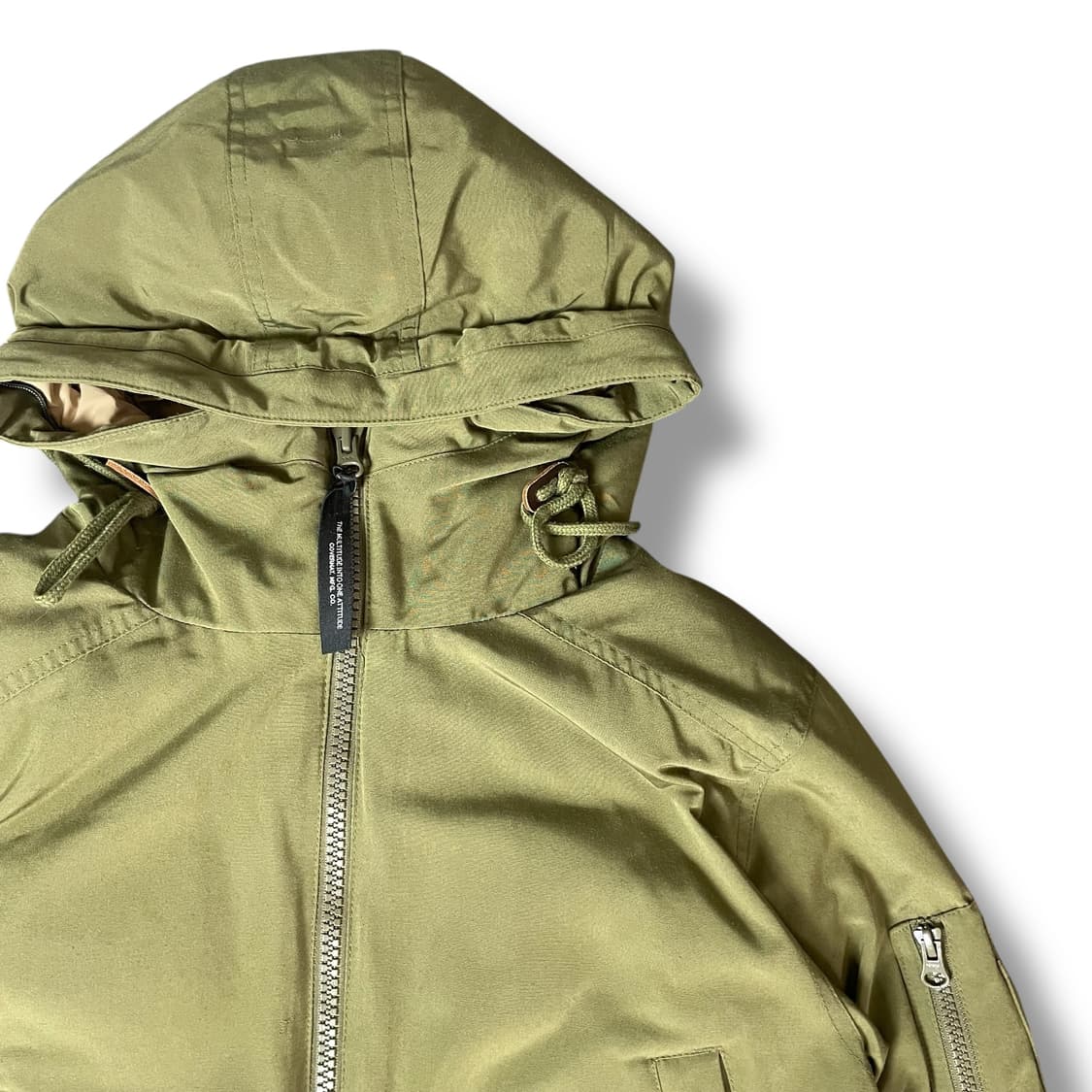 커버낫 카키 덕다운 야상 패딩 점퍼 L 상품이미지3