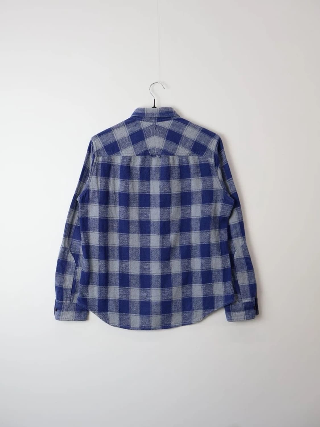 R Newbold Blue Check Shirt 상품이미지5