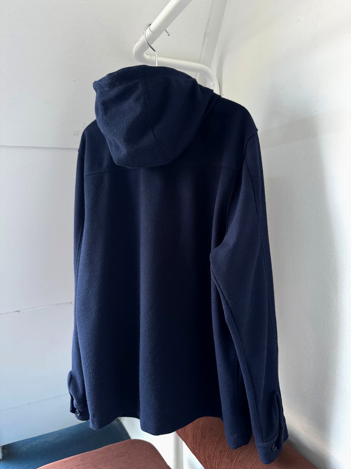 Knit fabric hooded design jacket 상품이미지6